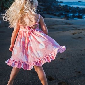 Matching girls dress and baby romper